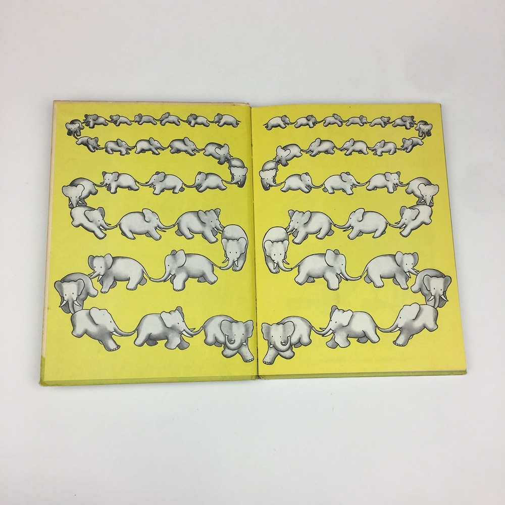 Babar Loses His Crown Elephant Cartoon Beginner Book Club Edition Hardcover 1967 - Picture 9 of 9